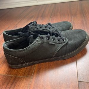 VANS BLACK CLASSIC LACED RUNNING SHOE SNEAKERS WOMENS SIZE 8.5